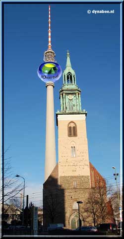 powerball blue in Berlijn Fernseh Turm